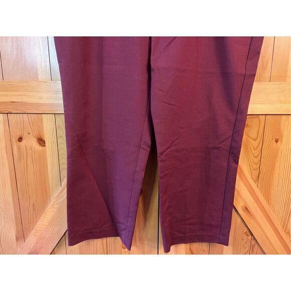 CJ Banks Trousers Perfect Pants 24W Average relaxed Fit high rise reddish brown - Picture 2 of 8